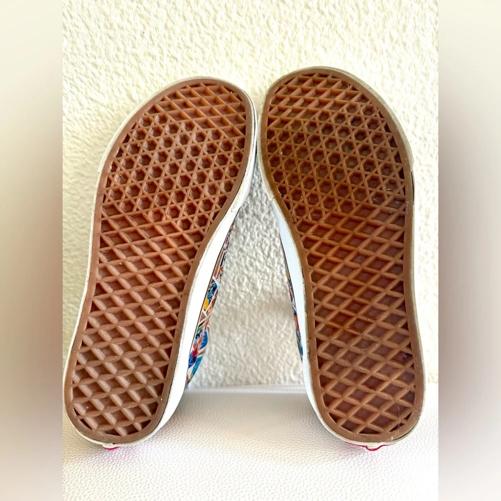 Vans X Disney 100th Anniversary Old Skool Scrapbook Mens 5.5 Youth Brown Low Top